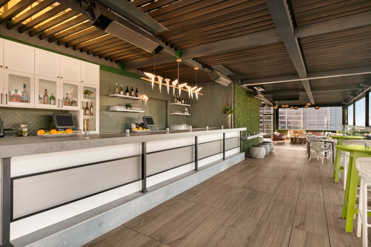 The SkyLounge bar